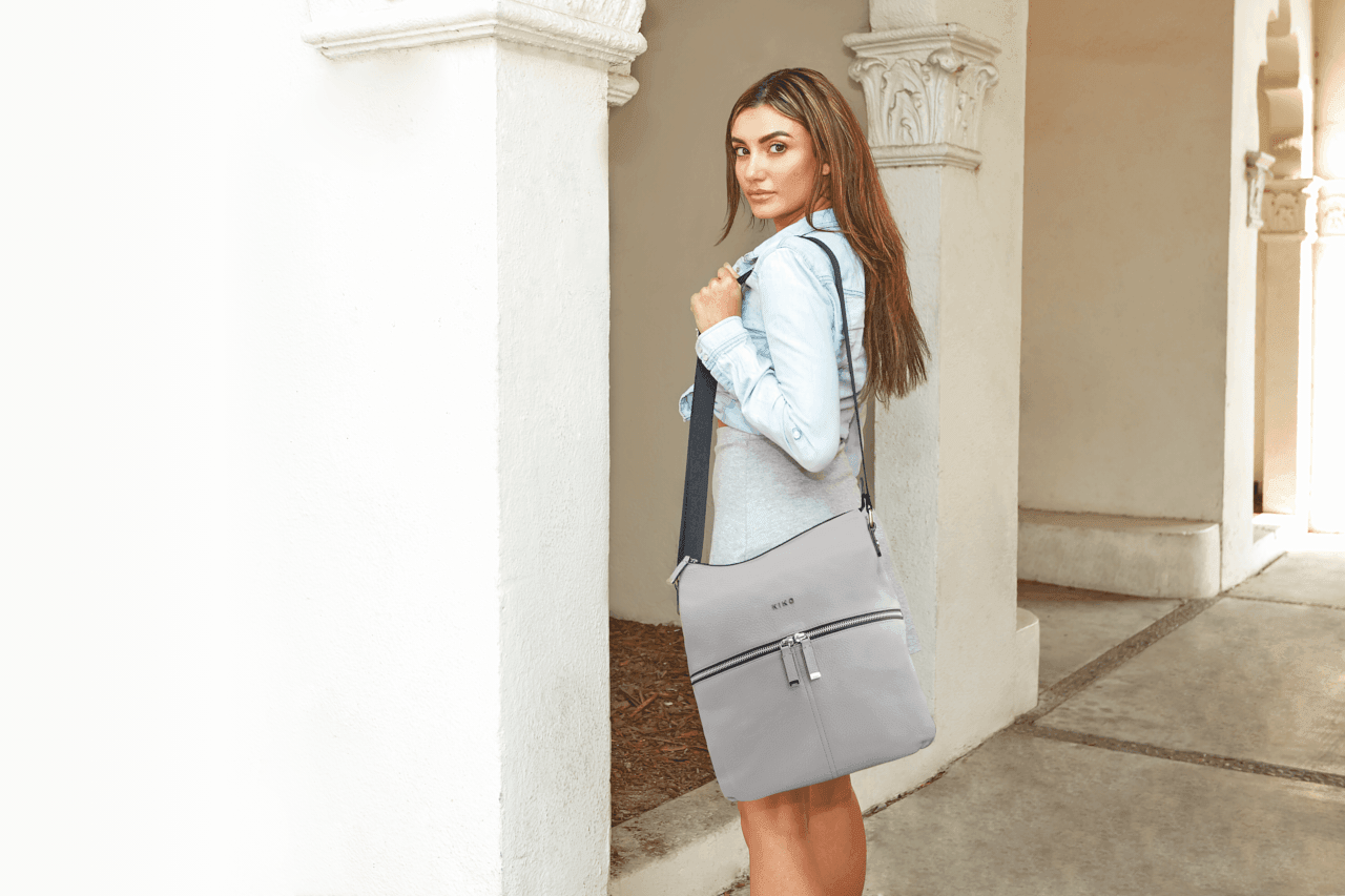 Kiko Leather Zip Tote - Kiko