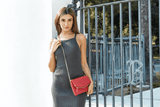 Kiko Leather Flap Clutch - Kiko - Flyclothing LLC