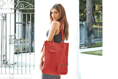 Kiko Leather Fold n Hold Tote - Kiko