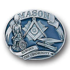Mason 3D Enameled Belt Buckle - Siskiyou Buckle