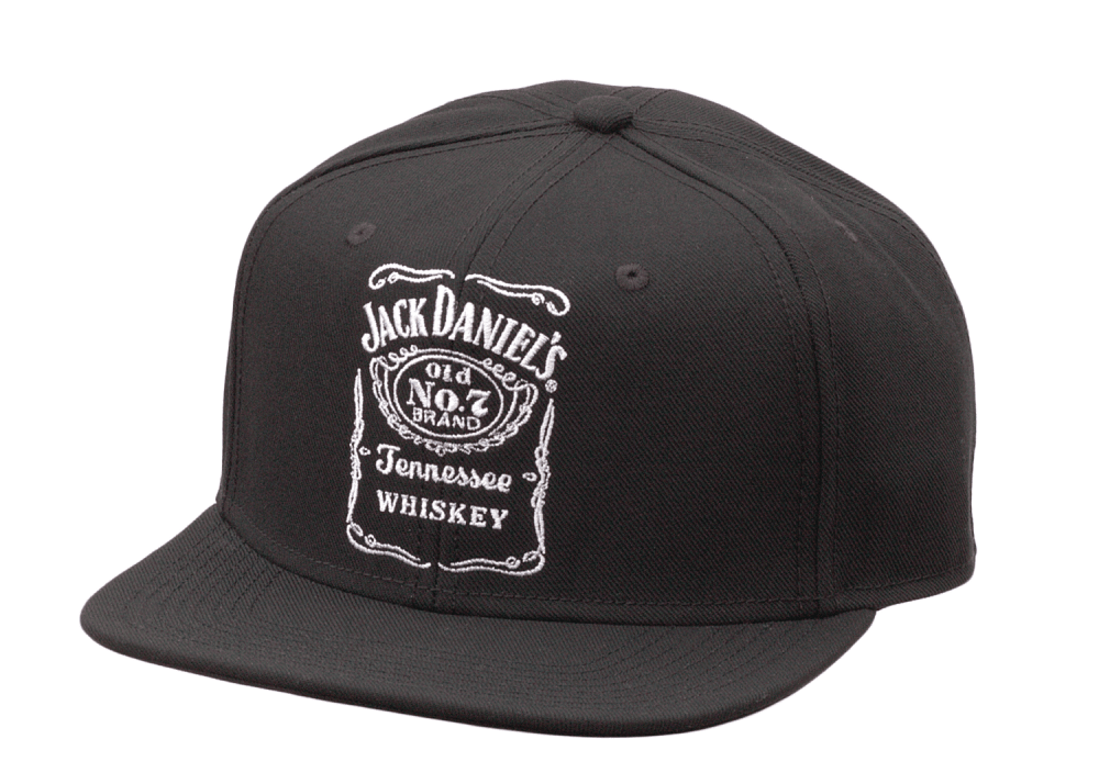 Jack Daniels Polyester Woven Flatbrim Cap - Jack Daniels Clothing