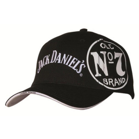 Jack Daniels Twill Cap Screen Printing on Side - Jack Daniels Clothing