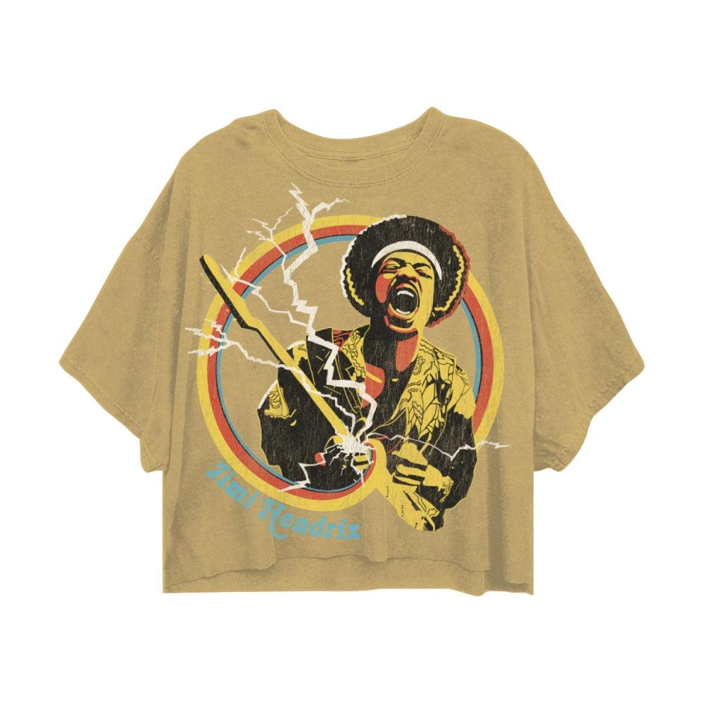 Jimi Hendrix Power Of Love Oversize Crop - Dirty Cotton Scoundrels