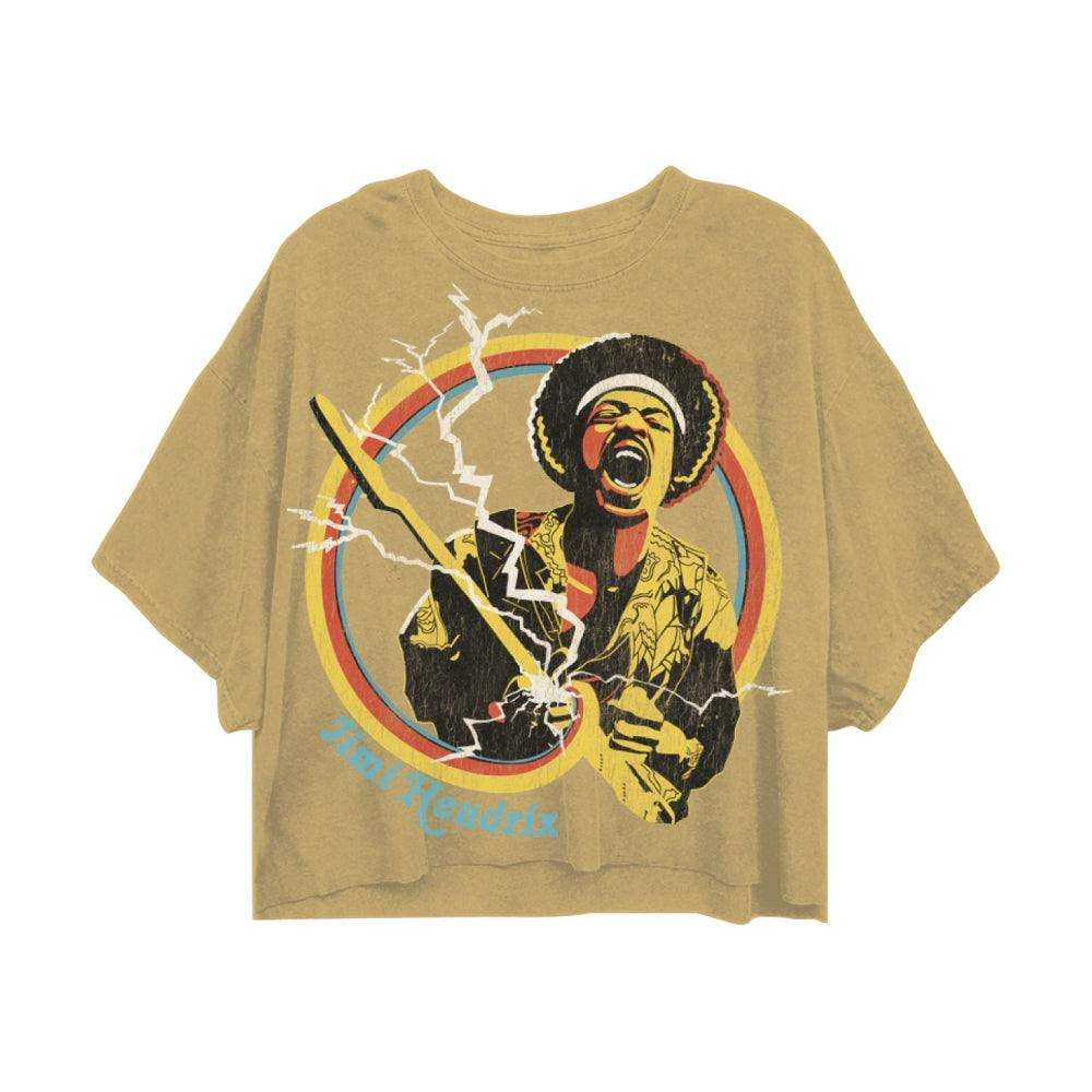 Jimi Hendrix Power Of Love Oversize Crop - Dirty Cotton Scoundrels