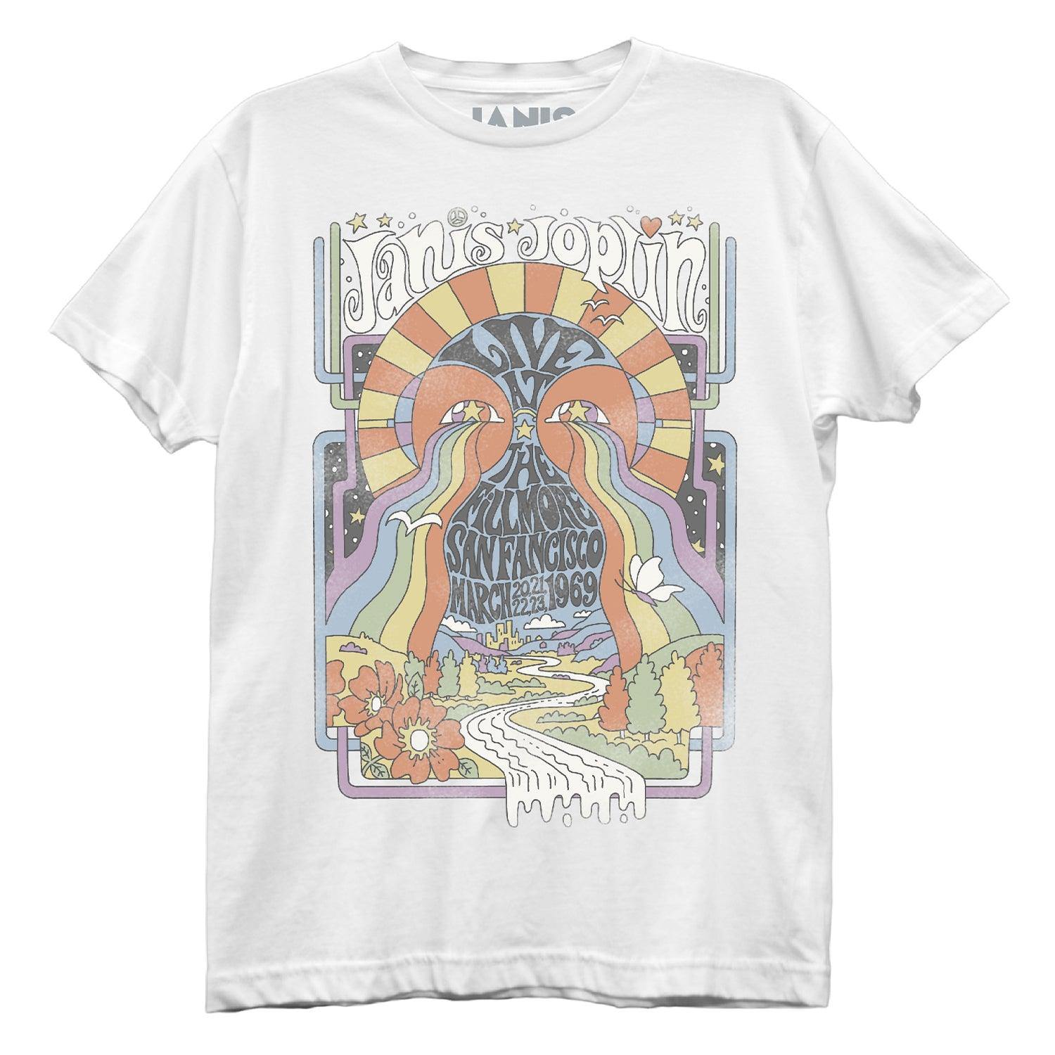 Janis Joplin Land Boyfriend Tee - Janis Joplin