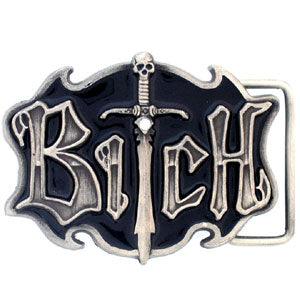 Bitch with Sword Belt Buckle - Flyclothing LLC
