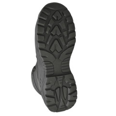 AdTec Men's 6"Full Grain Polishable Leather Side Zipper Waterproof Composite Toe Tactical Boot Black - Flyclothing LLC