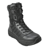 AdTec Men's 9" Full Grain Leather Side Zipper Waterproof Tactical Boot Black - AdTec
