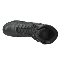AdTec Men's 9" Full Grain Leather Side Zipper Waterproof Tactical Boot Black - Flyclothing LLC
