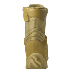 AdTec Men's 9" Suede Leather Side Zipper Composite Toe Tactical Boot Coyote - Flyclothing LLC
