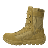AdTec Men's 9" Suede Leather Side Zipper Composite Toe Tactical Boot Coyote - AdTec