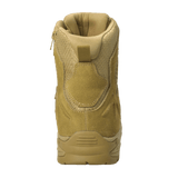 AdTec Men's 8" Suede Leather Side Zipper Waterproof Tactical Boot Coyote - AdTec