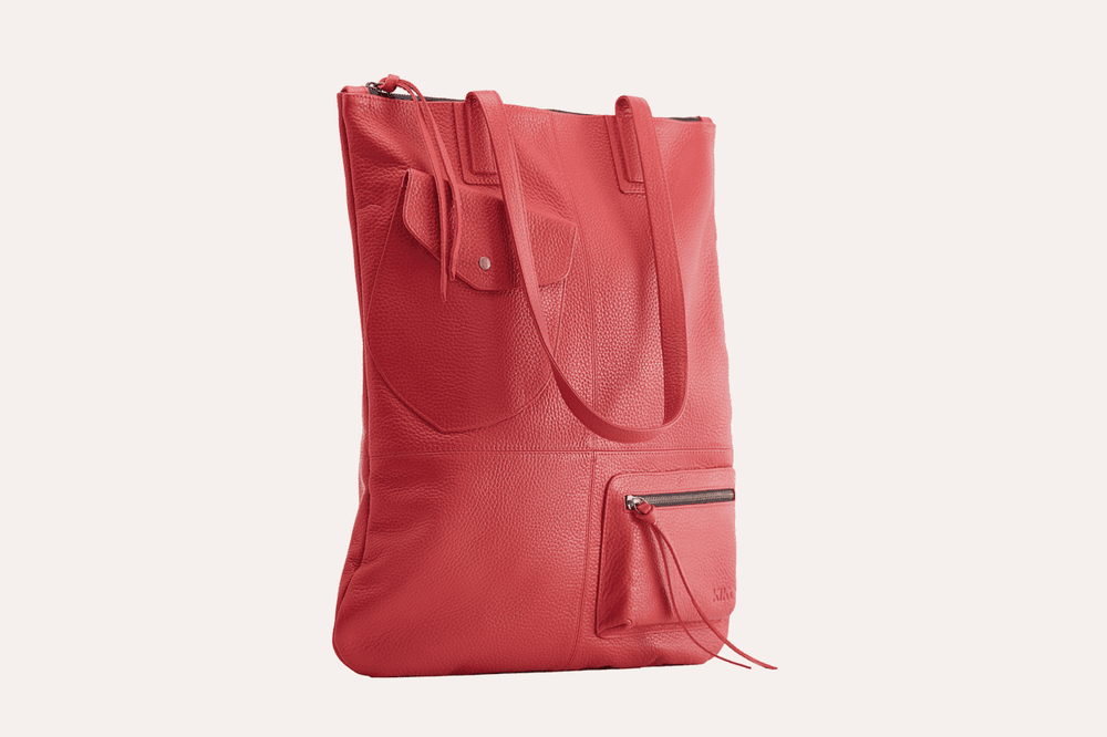 Kiko Leather Fold n Hold Tote - Kiko - Flyclothing LLC