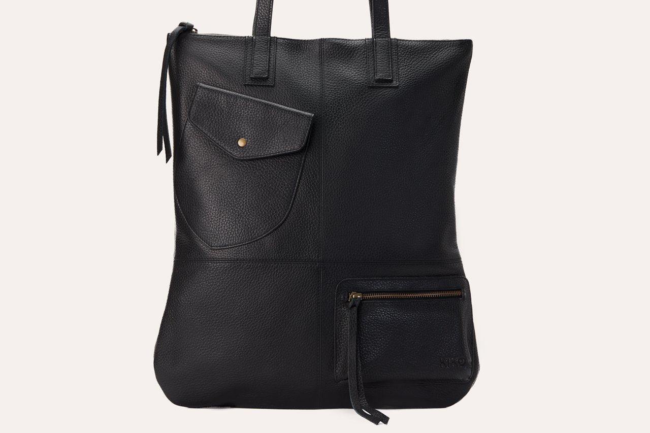 Kiko Leather Fold n Hold Tote - Kiko