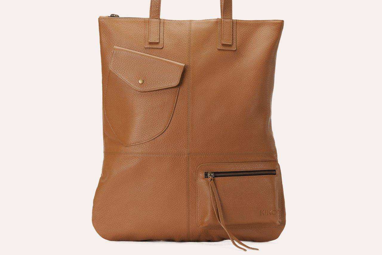 Kiko Leather Fold n Hold Tote - Kiko - Flyclothing LLC
