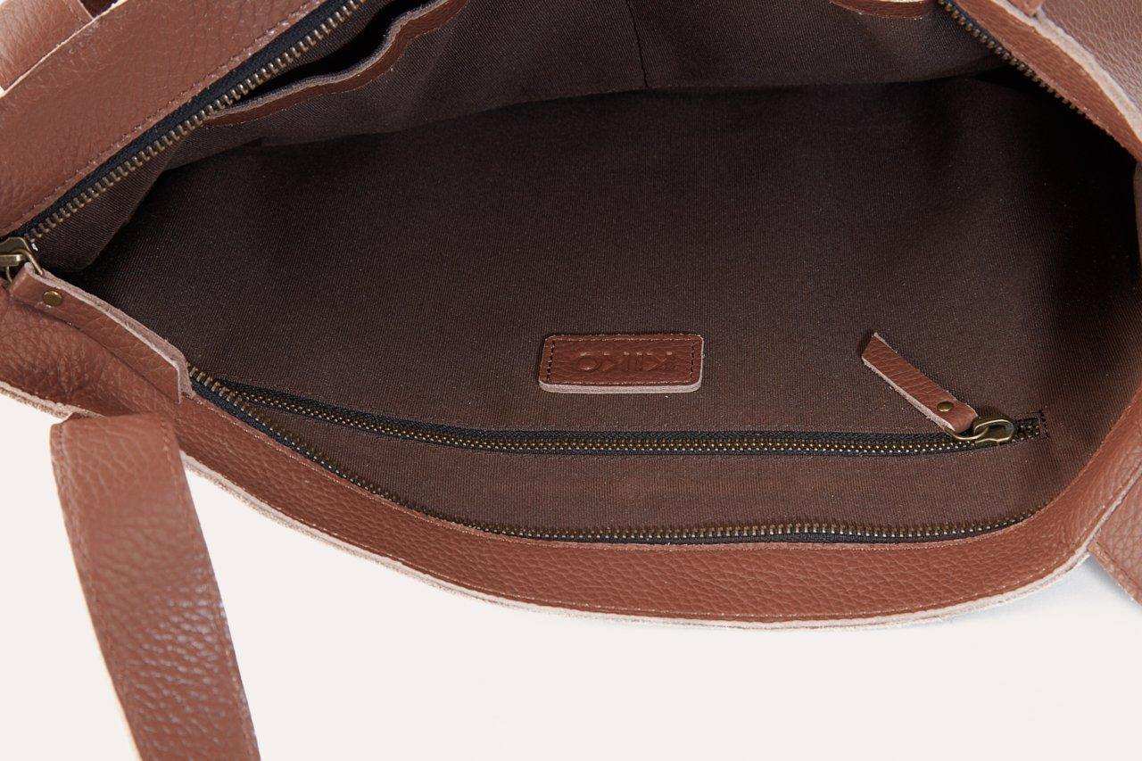 Kiko Leather On The Go Tote - Kiko - Flyclothing LLC