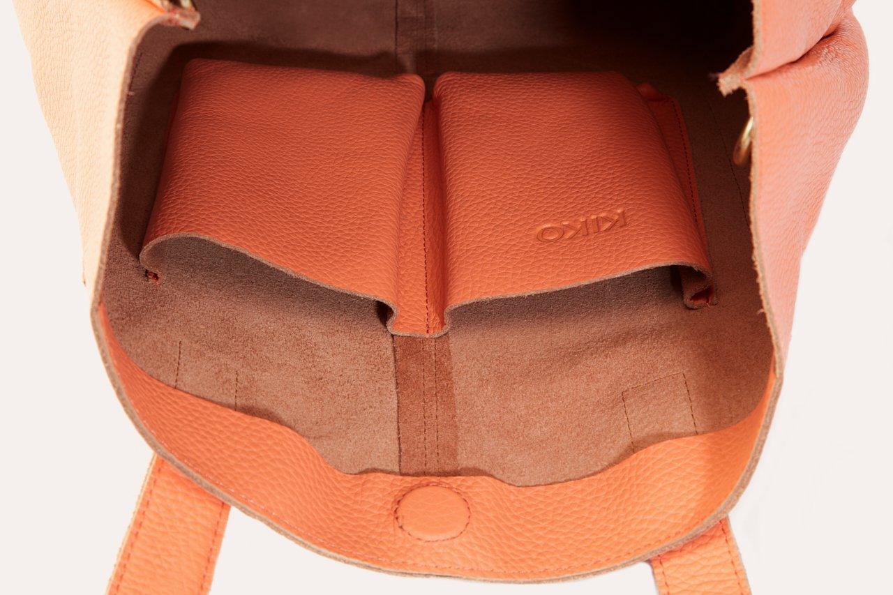 Kiko Leather Journalist Tote - Kiko