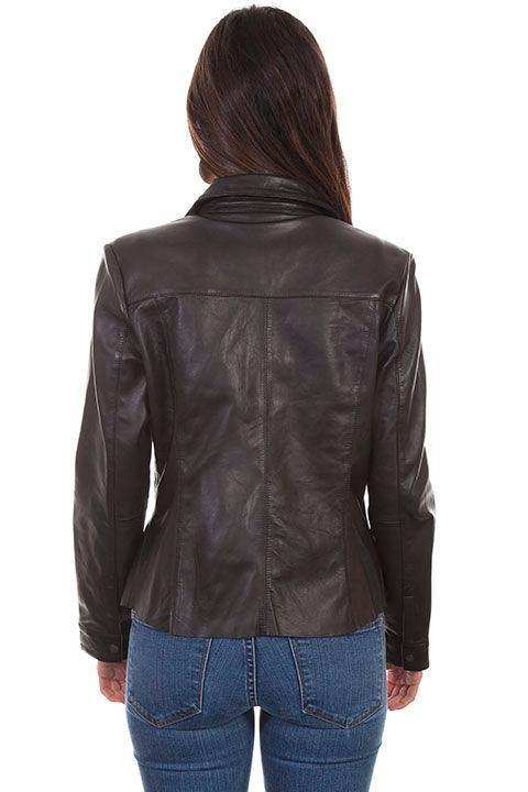 Scully BLACK LAMB SNAP FRONT JACKET - Scully Leather - Flyclothing LLC