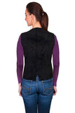 Scully BLACK BOAR SUEDE FRINGE VEST - Scully Leather