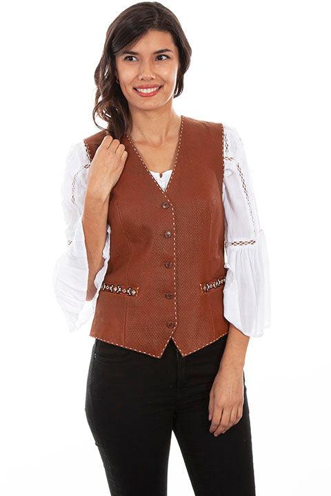 Scully COPPER BEADED VEST - Flyclothing LLC