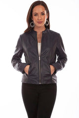 Scully NAVY ZIP FRONT JACKET - Flyclothing LLC