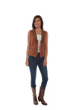 Scully RUST BEADED/FRINGE VEST - Scully Leather