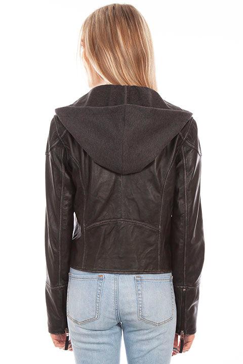 Scully Leather 100% Leather Black Ladies Jacket - Flyclothing LLC