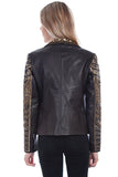 Scully BLACK LAMB BEADED JACKET - Scully Leather