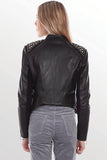 Scully BLACK LAMB FRINGE STUDDED JACKET - Scully Leather