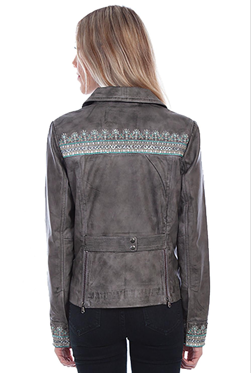 Scully Beaded Gray Womens Jacket - Flyclothing LLC