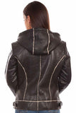 Scully Leather Leatherwear Womens Black Lamb Ladies Jacket - Scully Leather