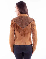 Scully Leather Leatherwear Womens Tan Ladies Jacket - Scully Leather - Flyclothing LLC