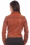 Scully Leather Leatherwear Womens Brown Ladies Jacket - Scully Leather