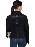 Scully BLACK BOAR SUEDE FAWN Jacket - Scully Leather