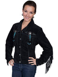 Scully BLACK BOAR SUEDE FAWN Jacket - Scully Leather