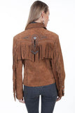 Scully CINNAMON BOAR SUEDE FAWN Jacket - Scully Leather