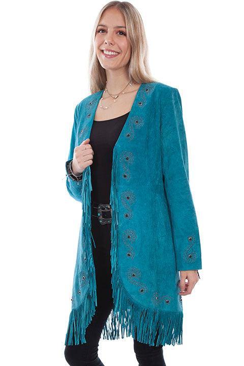 Scully DK TURQ LADIES COAT - Scully Leather