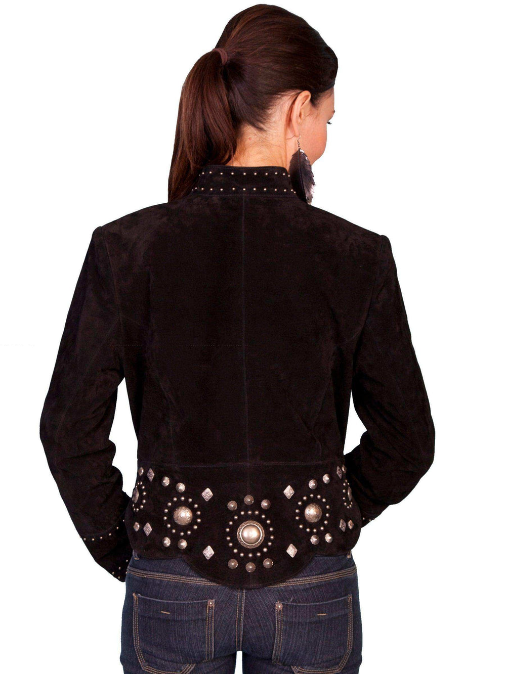 Scully BLACK BOAR SUEDE LADIES JACKET - Scully Leather - Flyclothing LLC