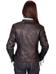 Scully Leather Black Lamb Ladies Womens Jacket - Flyclothing LLC