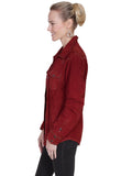 Scully CRANBERRY STAR PRINTED YOKE JKT - Scully Leather