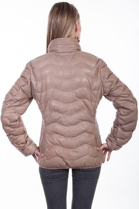 Scully BEIGE RIBBED JACKET - Flyclothing LLC