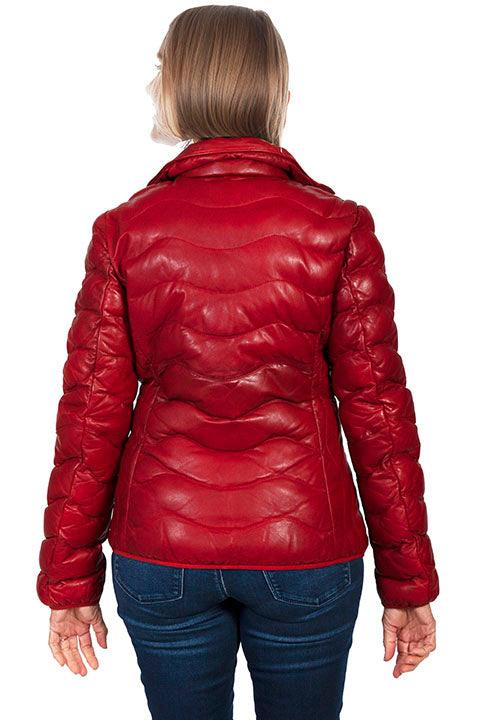Scully RED LAMB RIBBED JACKET - Flyclothing LLC
