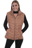 Scully BEIGE RIBBED VEST - Scully Leather