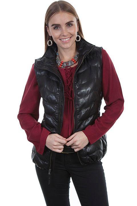Scully BLACK RIBBED VEST - Scully Leather