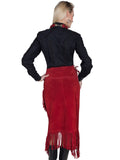 Scully RED BOAR SUEDE LADIES SKIRT - Scully Leather