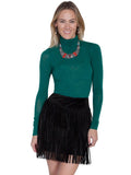 Scully BLACK BOAR SUEDE LADIES FRINGE SKIRT - Scully Leather