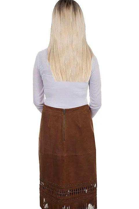 Scully BROWN LADIES SKIRT - Scully Leather - Flyclothing LLC