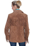 Scully CINNAMON BOAR SUEDE FRINGE JACKET - Scully Leather