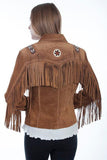 Scully BOURBON BOAR SUEDE BEADED/FRINGE JKT - Scully Leather