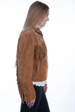Scully BOURBON BOAR SUEDE BEADED/FRINGE JKT - Scully Leather